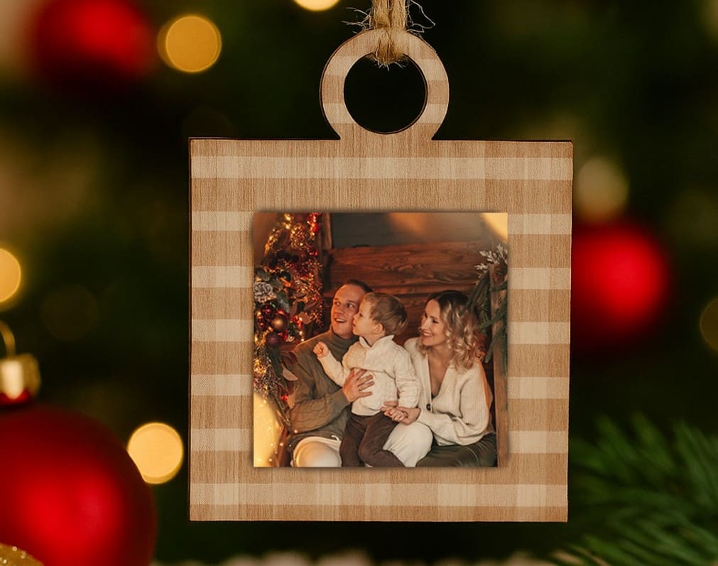 Bola de navidad con foto